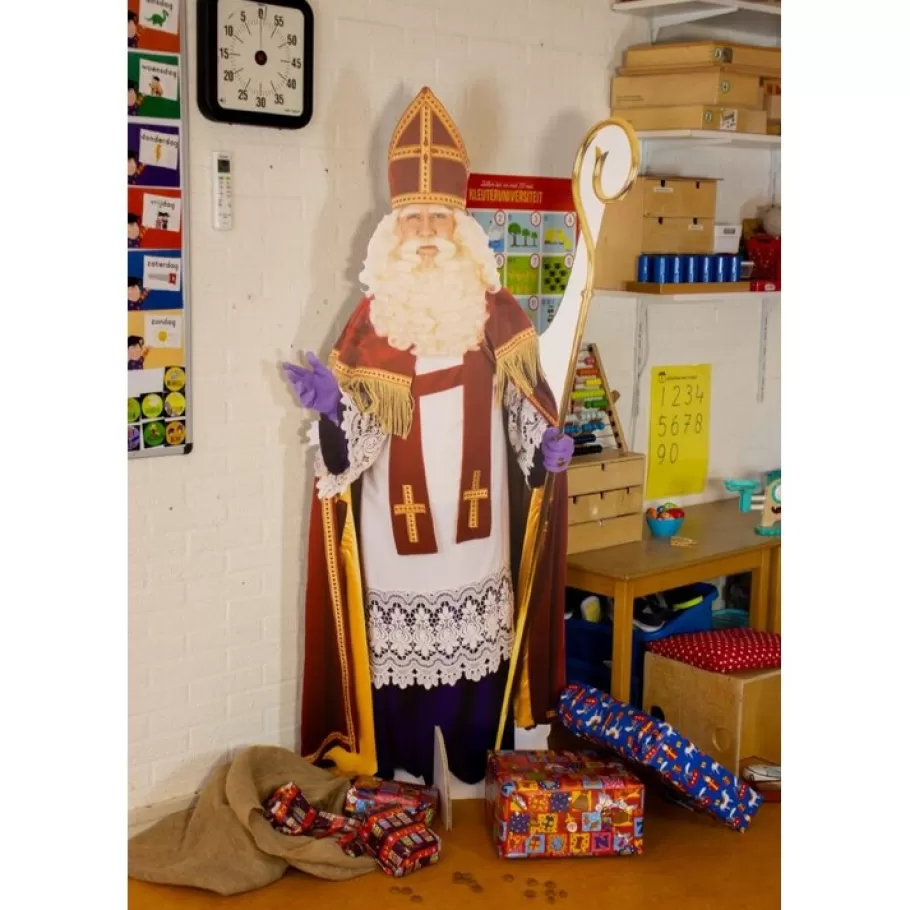 KarTent Bedruckte Sinterklaas-Figur Aus Karton> (Bedruckte) Konturen